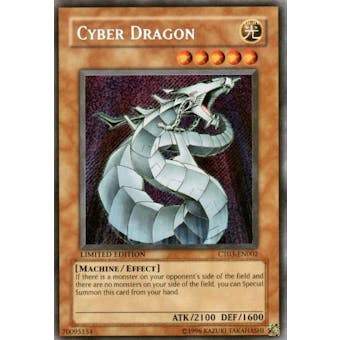 Yu-Gi-Oh Limited Edition Tin Single Cyber Dragon Secret Rare (CT03-EN002)