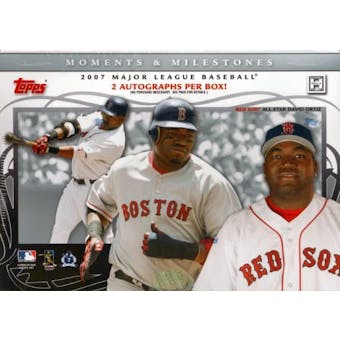 2007 Topps Moments & Milestones Baseball Hobby Box