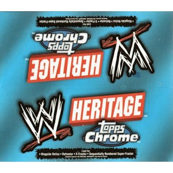 2006 Topps WWE Heritage Chrome Wrestling 24 Pack Box