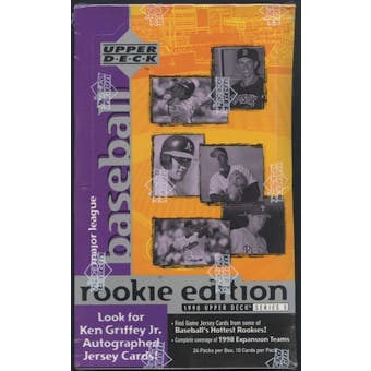 1998 Upper Deck Series 3 Rookie Edition Baseball Hobby Box