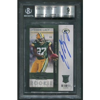 2013 Panini Contenders #208A Eddie Lacy Rookie Auto BGS 9 (MINT)