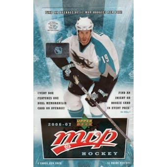 2006/07 Upper Deck MVP Hockey Hobby Box