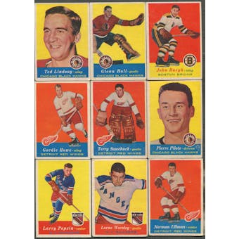 1957/58 Topps Hockey Complete Set (VG-EX)