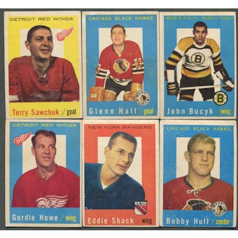 1959/60 Topps Hockey Complete Set (VG-EX)