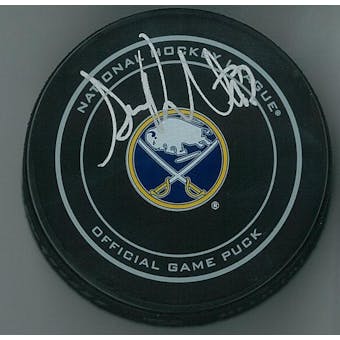 Samson Reinhart Autographed Buffalo Sabres Official Game Hockey Puck