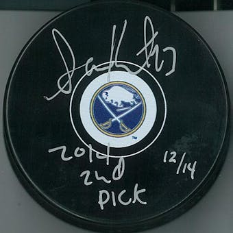 Samson Reinhart Autographed Buffalo Sabres Hockey Puck #d w/Inscription