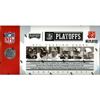 2006 Playoff NFL Playoffs Football Factory Set (Box Tin)