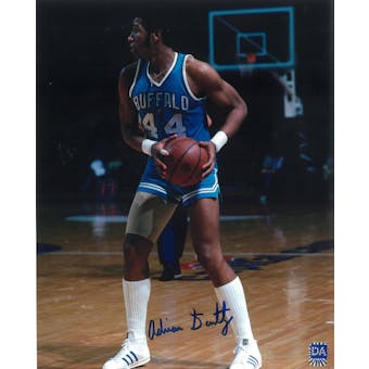 Adrian Dantley Autographed Buffalo Braves 8x10 Basketball Photo