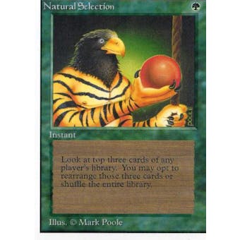 Magic the Gathering Unlimited Single Natural Selection - MODERATE PLAY (MP)