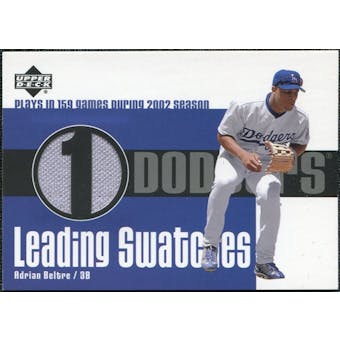 2003 Upper Deck Leading Swatches Jersey #AB Adrian Beltre GM