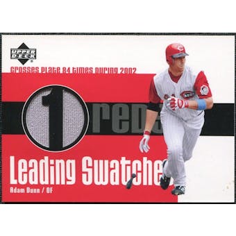 2003 Upper Deck Leading Swatches #AD Adam Dunn RUN Jersey