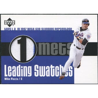 2003 Upper Deck Leading Swatches #MP1 Mike Piazza SLG Jersey