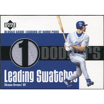 2003 Upper Deck Leading Swatches Jersey #SG Shawn Green HR
