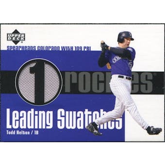 2003 Upper Deck Leading Swatches Jersey #THE Todd Helton RBI
