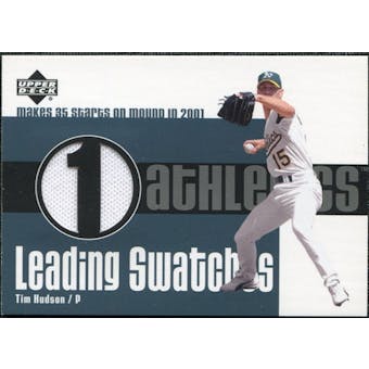 2003 Upper Deck Leading Swatches Jersey #THU1 Tim Hudson GM SP