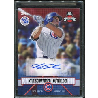 2016 Topps Baseball Hawaii Summit Exclusive Kyle Schwarber Autograph 10/10
