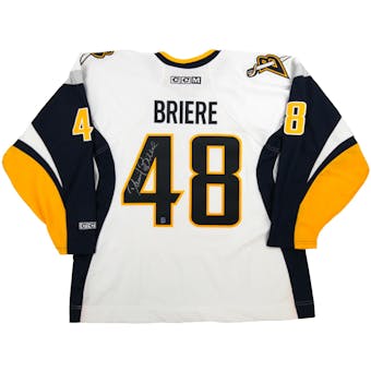 Daniel Briere Autographed Buffalo Sabres XXL White Hockey Jersey
