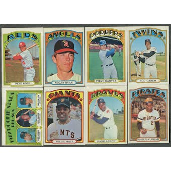 1972 Topps Baseball Partial Set (EX-MT)
