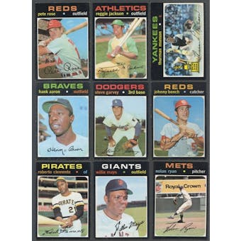 1971 Topps Baseball Complete Set (EX-MT+)