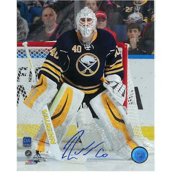 Robin Lehner Autographed Buffalo Sabres 8x10 Hockey Photo