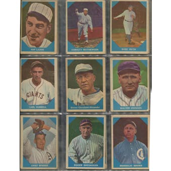 1960 Fleer Baseball Complete Set (VG)