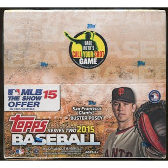 2015 Topps Series 2 Baseball 24-Pack Box - Kris Bryant RC's!