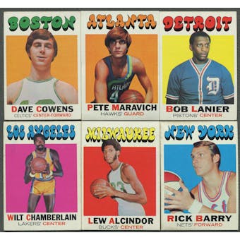 1971/72 Topps Basketball Complete Set (EX-MT) Set 2