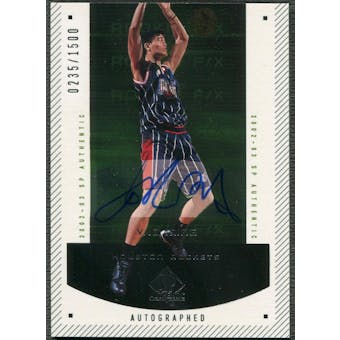 2002/03 SP Authentic #143 Yao Ming Rookie Auto #0235/1500