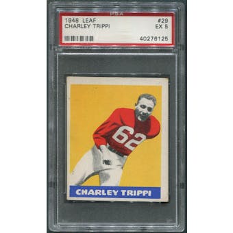 1948 Leaf Football #29 Charley Trippi Rookie PSA 5 (EX)