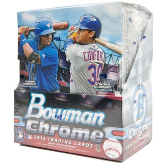 2016 Bowman Chrome Baseball Hobby 12-Box Case- DACW Live 30 Spot Random Team Break #3