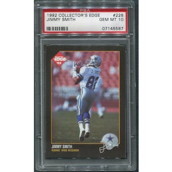 1992 Collector's Edge #228 Jimmy Smith Rookie PSA 10 (GEM MT)