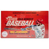 2016 Topps Heritage High Number Baseball Hobby Box (Reed Buy)