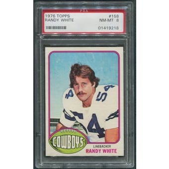1976 Topps Football #158 Randy White Rookie PSA 8 (NM-MT)