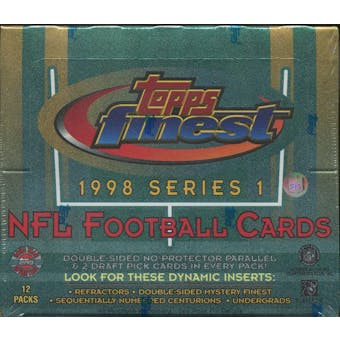 1998 Topps Finest Series 1 Football Jumbo Box