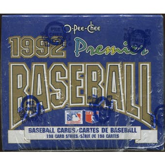 1992 O-Pee-Chee Premier Baseball Factory Set