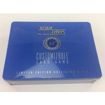 Star Trek The Next Generation Customizable Card Game Box Limited Edition Tin Box