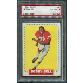 1964 Topps Football #90 Bobby Bell Rookie PSA 8 (NM-MT)