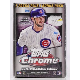 2015 Topps Chrome Baseball 8-Pack Box
