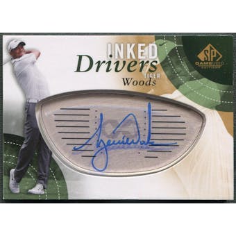 2014 SP Game Used #IDTW Tiger Woods Inked Drivers Auto