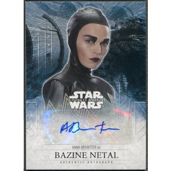 2016 Star Wars The Force Awakens Series Two Anna Brewster as Bazine Netal Auto