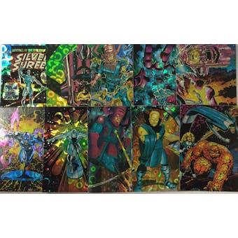 Silver Surfer Holofoil Trading Card Set of 72 (1992 Comic Images)