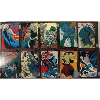 Doomsday The Death of Superman Trading Card Set of 90 (1992 Skybox)