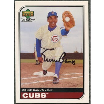 1998 Upper Deck Retro #EB Ernie Banks Sign of the Times Auto /300
