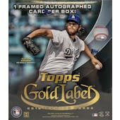 2016 Topps Gold Label Baseball Hobby Box