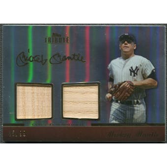 2011 Topps Tribute #MM Mickey Mantle Dual Bat #45/99