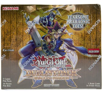 Yu-Gi-Oh Duelist Pack Rivals of the Pharaoh 1st Edition Booster Box (EX-MT)