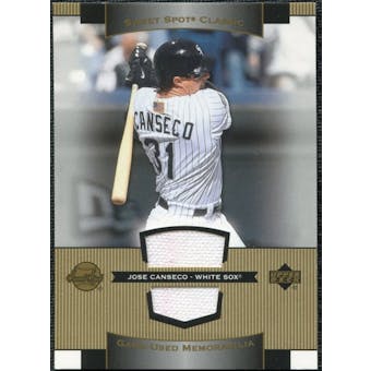 2003 Upper Deck Sweet Spot Classics Game Jersey #JC Jose Canseco