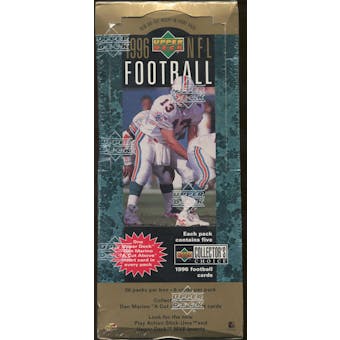 1996 Upper Deck Collector's Choice Football Retail 96 Pack Box