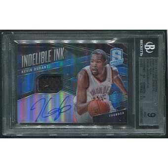 2013/14 Panini Spectra #28 Kevin Durant Indelible Ink Jersey Auto #05/40 BGS 9 (MINT)