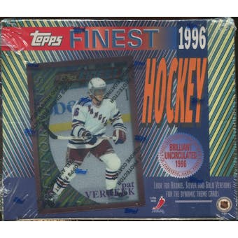 1995/96 Topps Finest Hockey Retail 20 Pack Box